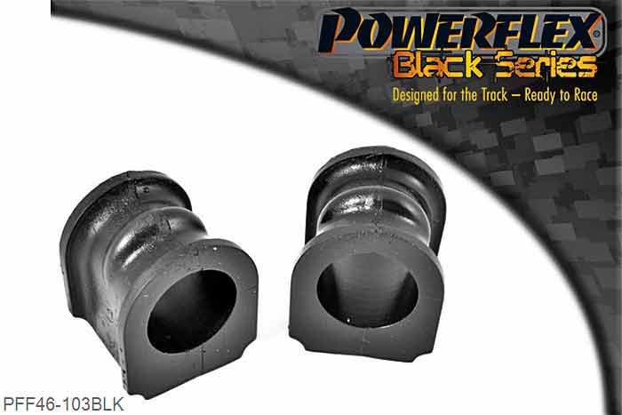 PFF46-103BLK, Nissan Sunny/Pulsar GTiR Front Anti Roll Bar Inner Mount 28mm,  28mm, 2 stuk(s) benodigd  per auto, 2 stuk(s) in verpakking, prijs per set van 2 stuk(s)