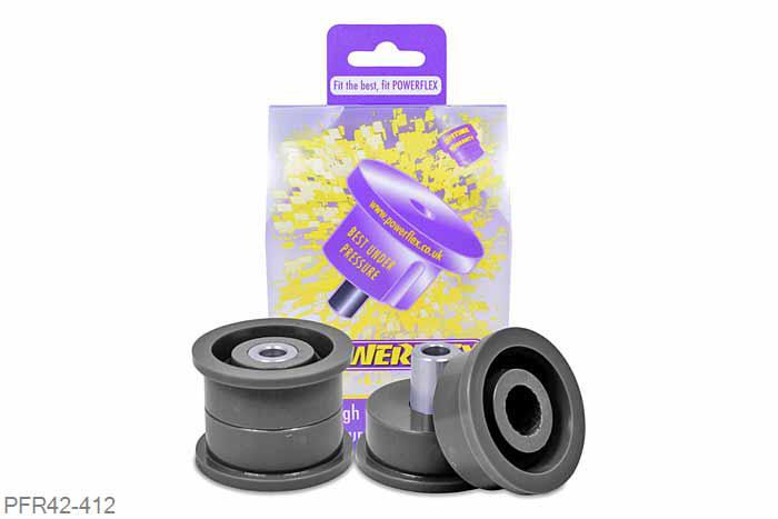 PFR42-412, Rover 75 V8, Rear Trailing Arm Front Bush This part replaces the original bush in trailing arm assembly OE number: RGD000463., 2 stuk(s) benodigd  per auto, 2 stuk(s) in verpakking, prijs per set van 2 stuk(s)