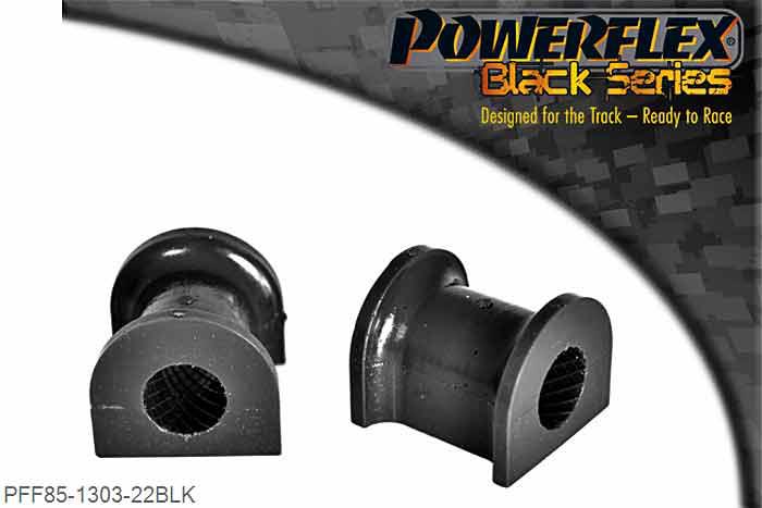 PFF85-1303-22BLK, VW T5 Transporter (2003 -) Front Anti Roll Bar Bush 22mm,  22mm, 2 stuk(s) benodigd  per auto, 2 stuk(s) in verpakking, prijs per set van 2 stuk(s)