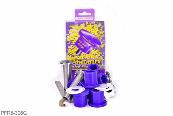 PFR5-306G, BMW E30 3 Series (1982 - 1991), Rear Trailing Arm Bush Adjustable On car adjustable bush offering camber and toe adjustment. Gives +/-1 degree of adjustment. OE Nr 33329061945, 4 stuk(s) benodigd  per auto, 4 stuk(s) in verpakking, prijs per set van 4 stuk(s)