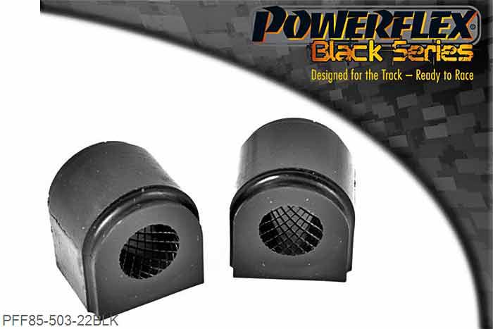 PFF85-503-22BLK, Audi A3 MK2 8P (2003-) Front Anti Roll Bar Bush 22mm, Please check anti roll bar diameter before ordering 22mm, 2 stuk(s) benodigd  per auto, 2 stuk(s) in verpakking, prijs per set van 2 stuk(s)