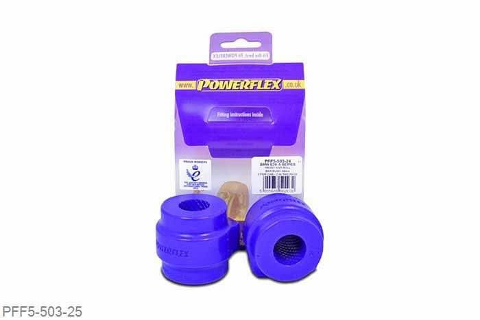 PFF5-503-25, BMW E38 7 Series (1994 - 2002), Front Anti Roll Bar Mounting Bush 25mm This bush fits E39 5 series non M sport suspension models and E38 7 series. 25mm, 2 stuk(s) benodigd  per auto, 2 stuk(s) in verpakking, prijs per set van 2 stuk(s)
