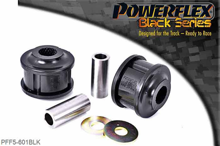 PFF5-601BLK, BMW E32 7 Series (1988-1994) Front Lower Tie Bar To Chassis Bush, Replaces bush part number 31121136605, for use in arms 31121141097 & 31121141098, 2 stuk(s) benodigd  per auto, 2 stuk(s) in verpakking, prijs per set van 2 stuk(s)