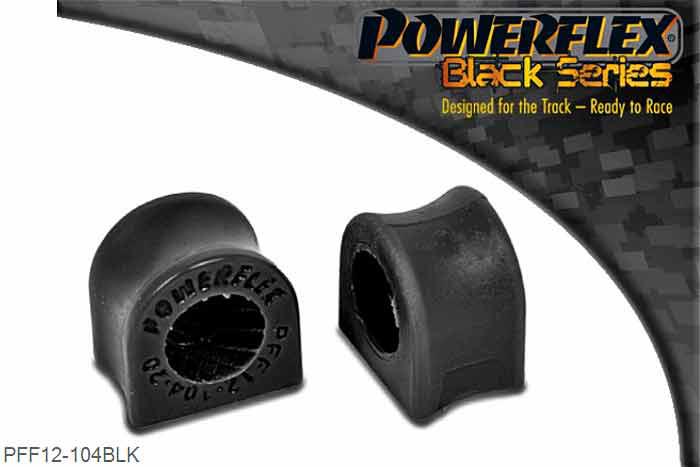 PFF12-104BLK, Peugeot 106 and 106 GTi/Rallye Anti Roll Bar Outer Bush 20mm, Does NOT Fit Peugeot 106 Rally or GTi models 20mm, 2 stuk(s) benodigd  per auto, 2 stuk(s) in verpakking, prijs per set van 2 stuk(s)