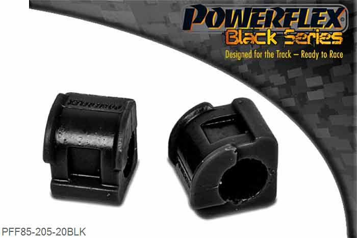 PFF85-205-20BLK, Seat Cordoba (1993-2002) Front Anti Roll Bar Bush 20mm,  20mm, 2 stuk(s) benodigd  per auto, 2 stuk(s) in verpakking, prijs per set van 2 stuk(s)
