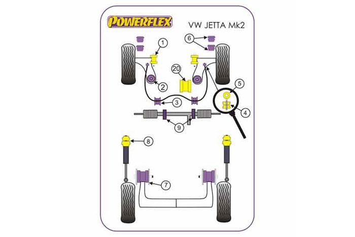BS006, VW Jetta MK2 (1985 - 1992), Bump Stop Front BS 006 fit the front of the followig VW cars, the OE dust cover fits this bump stop. Volkswagen Corrado (1989 - 1995) Volkswagen Golf Mk 3 (1992-1998) Volkswagen Golf Mk2 (1985-1992) Volkswagen Golf Mk2 4WD inc G60, Rallye, Country Volkswagen Jetta (1985 - 1992) Volkswagen Vento (1992 - 1998), 2 stuk(s) benodigd  per auto, 2 stuk(s) in verpakking, prijs per set van 2 stuk(s)