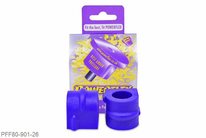 PFF80-901-26, Opel Omega B 1994-2003, Front Anti Roll Bar To Chassis Bush 26mm  26mm, 2 stuk(s) benodigd  per auto, 2 stuk(s) in verpakking, prijs per set van 2 stuk(s)