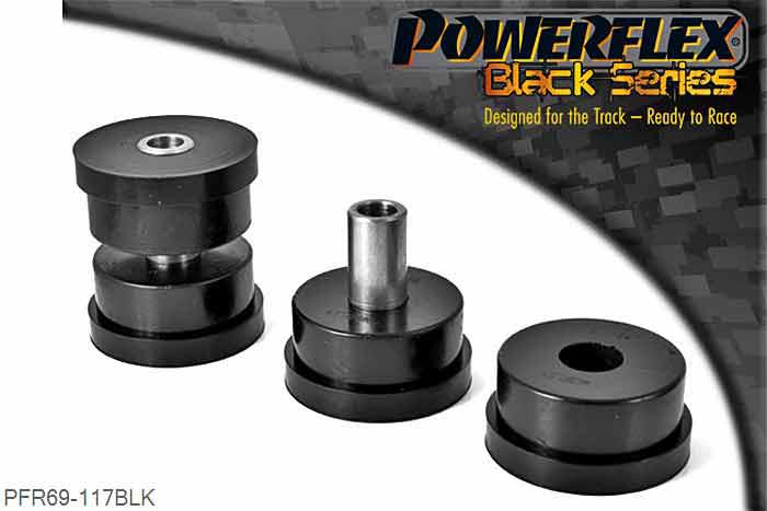 PFR69-117BLK, Subaru Impreza Turbo, WRX and Sti (GD,GG 00 to 07) Rear Tie Bar To Hub Front Bush, , 2 stuk(s) benodigd  per auto, 2 stuk(s) in verpakking, prijs per set van 2 stuk(s)
