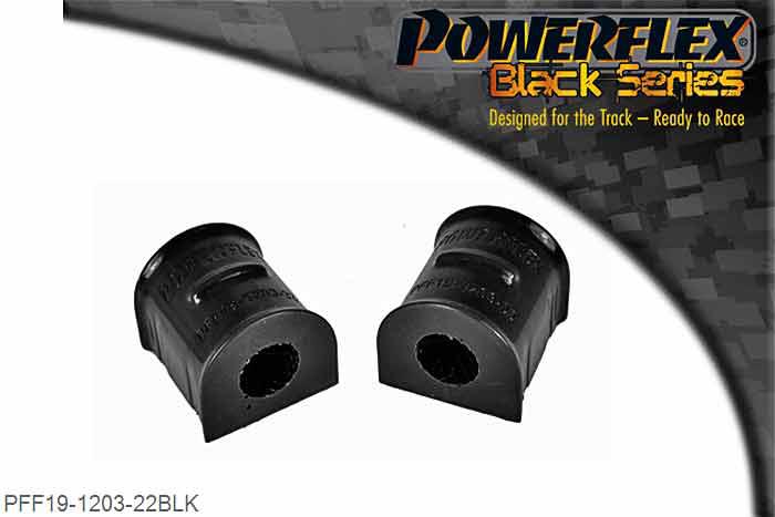 PFF19-1203-22BLK, Ford Focus MK2 ST Front Anti Roll Bar To Chassis Bush 22mm,  22mm, 2 stuk(s) benodigd  per auto, 2 stuk(s) in verpakking, prijs per set van 2 stuk(s)