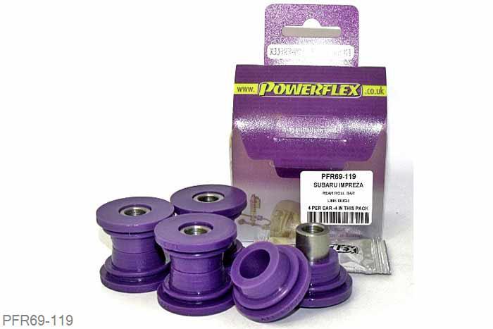 PFR69-119, Subaru Impreza Turbo, WRX and Sti (GD,GG 00 to 07), Rear Roll Bar Link Bush , 4 stuk(s) benodigd  per auto, 4 stuk(s) in verpakking, prijs per set van 4 stuk(s)
