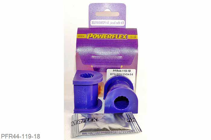 PFR44-119-18, Mitsubishi Lancer Evolution 4-5-6 RS/GSR, Rear Anti Roll Bar Mounting 18mm Fits EVO 6 RS 18mm, 2 stuk(s) benodigd  per auto, 2 stuk(s) in verpakking, prijs per set van 2 stuk(s)