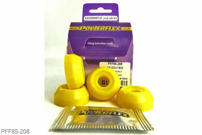 PFF85-208, Seat Cordoba (1993-2002), Front Eye Bolt Mounting Bush PFF85-208 is suitable for links with a 12mm diameter shaft with a 19mm nut. For 10mm shafts use PFF85-208-10. Not Suitable For VR6  - Models and GT Models with chassis codes AAA, AGG & AKR (VW Vento). This part replacesOE Nr 6N0411329., 2 stuk(s) benodigd  per auto, 2 stuk(s) in verpakking, prijs per set van 2 stuk(s)