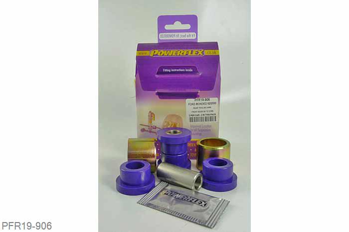 PFR19-906, Ford Mondeo (1992-2000), Rear Trailing Arm Front Bush Use PFR19-906 (38.9mm OD) for the Mk1 1992 to 07/1998 vehicles. Use PFR19-909 (36.35mm OD) for the Mk2 07/1998 onwards vehicles., 2 stuk(s) benodigd  per auto, 2 stuk(s) in verpakking, prijs per set van 2 stuk(s)