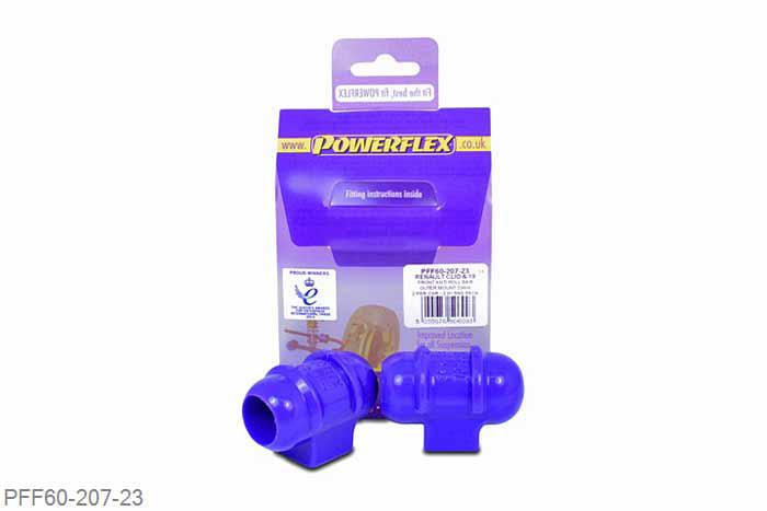 PFF60-207-23, Renault Clio including 16v and Williams, Front Anti Roll Bar Outer Mount 23mm (Williams) Fits Clio Williams Models Only - Please check anti roll bar diameter before ordering 23mm, 2 stuk(s) benodigd  per auto, 2 stuk(s) in verpakking, prijs per set van 2 stuk(s)
