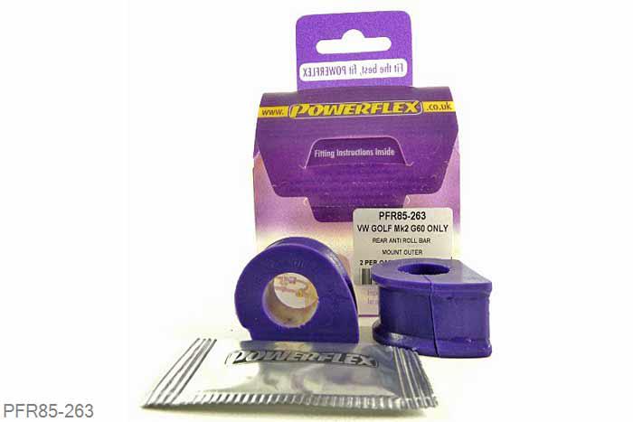 PFR85-263, VW Golf MK2 (1985 - 1992) 4WD, Rear Anti Roll Bar Inner Bush 18.5mm  18.5mm, 2 stuk(s) benodigd  per auto, 2 stuk(s) in verpakking, prijs per set van 2 stuk(s)