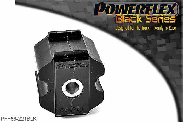 PFF66-221BLK, Saab 9-5 (1998-2010) YS3E Engine Torque Rod To Engine Bush, Manual Petrol, This bush fits manual gearbox petrol cars from year 2000 onwards. For manual diesel cars use softer bush PFF66-221R. For automatic petrol vehicles 2000 on use PFF66-222 - Oe Nr 5230685 - 4965398., 1 stuk(s) benodigd  per auto, 1 stuk(s) in verpakking, prijs per set van 1 stuk(s)