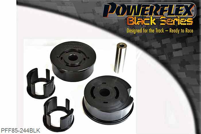 PFF85-244BLK, VW Golf MK2 (1985 - 1992) 4WD Rear Lower Engine Mount Bush, These replace the original bush, OE part number 191199262. They do not fit Hydro mounts as fitted to the 16v GTi models with engine codes KR, PL, 9A & G60 with engine code PG, 1 stuk(s) benodigd  per auto, 1 stuk(s) in verpakking, prijs per set van 1 stuk(s)