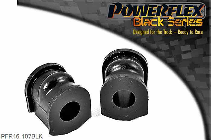 PFR46-107BLK, Nissan Sunny/Pulsar GTiR Rear Anti Roll Bar Mount,  15mm, 2 stuk(s) benodigd  per auto, 2 stuk(s) in verpakking, prijs per set van 2 stuk(s)