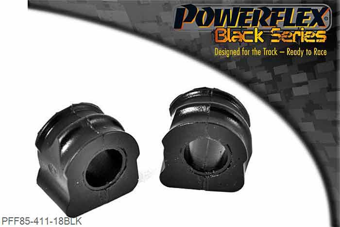 PFF85-411-18BLK, Seat Leon & Cupra Mk1 Typ 1M 4WD (1999-2005) Front Anti Roll Bar Mount 18mm, Please check anti roll bar diameter before ordering - OE Part Nr 1J0411314 18mm, 2 stuk(s) benodigd  per auto, 2 stuk(s) in verpakking, prijs per set van 2 stuk(s)