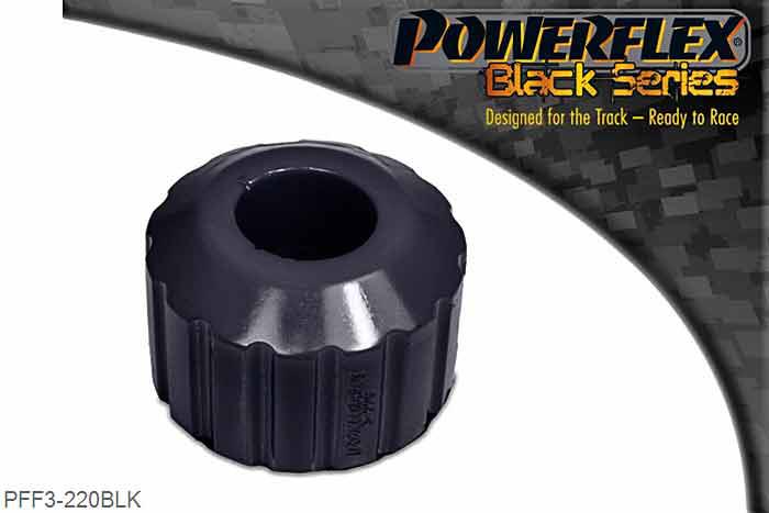 PFF3-220BLK, Audi A4 (2WD) 1995 - 2001 Engine Snub Nose Mount, This part replaces OE numbers: 8D0199339A, 8D0199339D, 8D0199339F, 8D0199339D and fits vehicles with a cylindrical engine mount spigot. For vehicles that use a D shape spigot, please use PFF3-221., 1 stuk(s) benodigd  per auto, 1 stuk(s) in verpakking, prijs per set van 1 stuk(s)