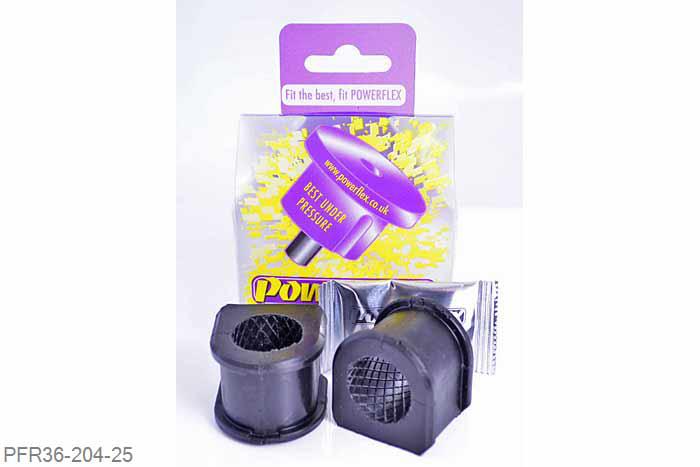 PFR36-204-25, Mazda Mazda3 (2004-2009), Rear Anti Roll Bar Bush 25mm, MPS Only Fits MPS Models. 25mm, 2 stuk(s) benodigd  per auto, 2 stuk(s) in verpakking, prijs per set van 2 stuk(s)