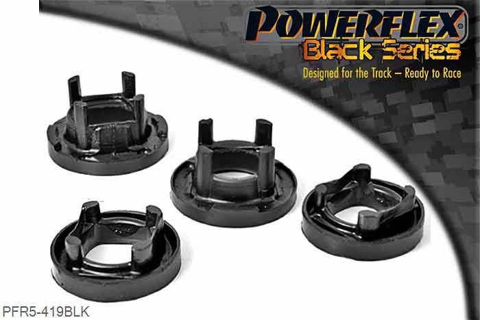 PFR5-419BLK, BMW E81, E82, E87 & E88 1 Series (2004-2013) Rear Subframe Front Mount Insert, PFR5-419 is an Insert, to replace the old bush use PFR5-420, 2 stuk(s) benodigd  per auto, 2 stuk(s) in verpakking, prijs per set van 2 stuk(s)