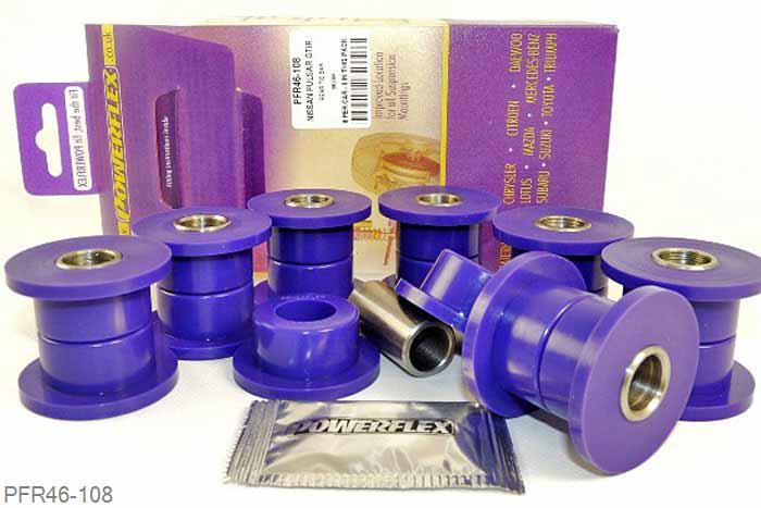 PFR46-108, Nissan Sunny/Pulsar GTiR, Rear Tie Bar Bush , 8 stuk(s) benodigd  per auto, 8 stuk(s) in verpakking, prijs per set van 8 stuk(s)
