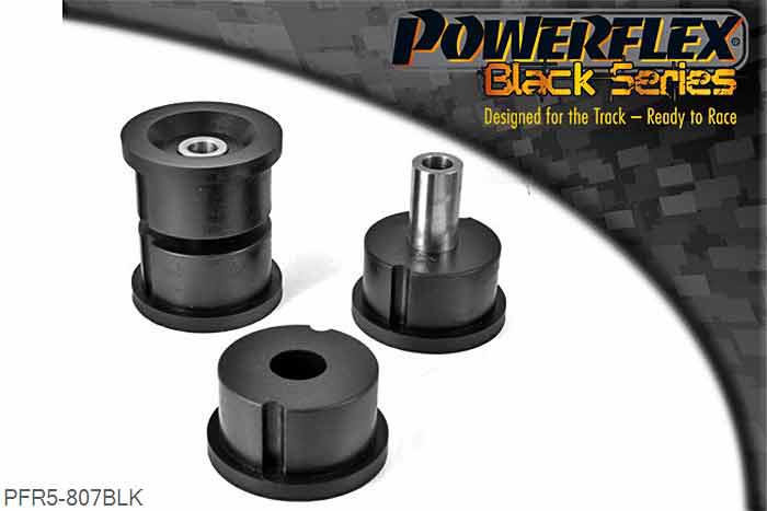 PFR5-807BLK, BMW E28 5 Series (1982 - 1988), E24 6 Series (1982 - 1989) Rear Beam Bush, It will not fit E24 6 series models built before 05/1982. E Nr 33311130487, 2 stuk(s) benodigd  per auto, 2 stuk(s) in verpakking, prijs per set van 2 stuk(s)