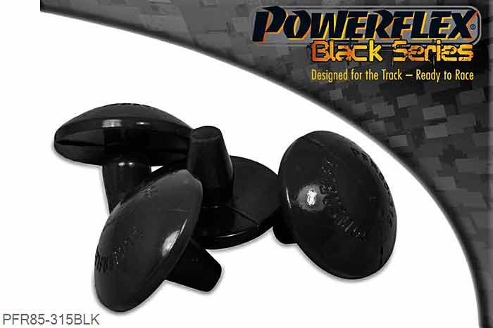 PFR85-315BLK, VW Caddy Mk1 Typ 14 (1985-1996) Rear Leaf Spring Anti Clatter Bush, This part fits vehicles with a chassis number after: F14-H-000 001., 4 stuk(s) benodigd  per auto, 4 stuk(s) in verpakking, prijs per set van 4 stuk(s)