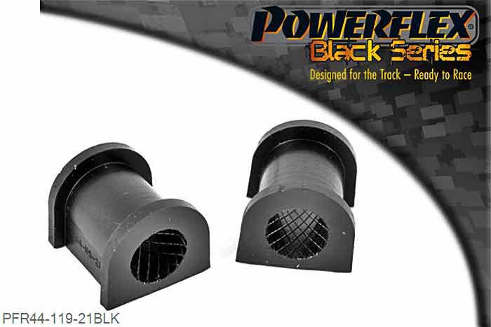 PFR44-119-21BLK, Mitsubishi Lancer Evolution 4-5-6 RS/GSR Rear Anti Roll Bar Mounting 21mm,  21mm, 2 stuk(s) benodigd  per auto, 2 stuk(s) in verpakking, prijs per set van 2 stuk(s)