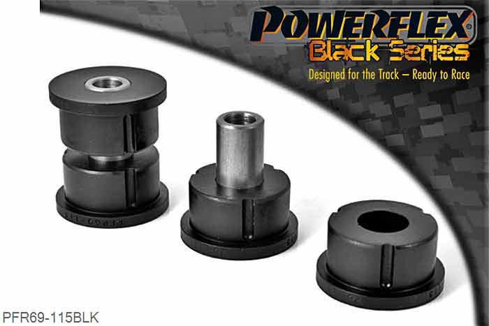 PFR69-115BLK, Subaru Impreza Turbo, WRX and Sti (GD,GG 00 to 07) Rear Tie Bar To Hub Rear Bush, , 2 stuk(s) benodigd  per auto, 2 stuk(s) in verpakking, prijs per set van 2 stuk(s)