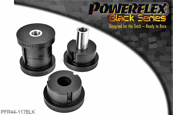 PFR44-117BLK, Mitsubishi Lancer Evolution 7-8-9 (inc 260) Rear Tie Bar Front Bush, , 2 stuk(s) benodigd  per auto, 2 stuk(s) in verpakking, prijs per set van 2 stuk(s)