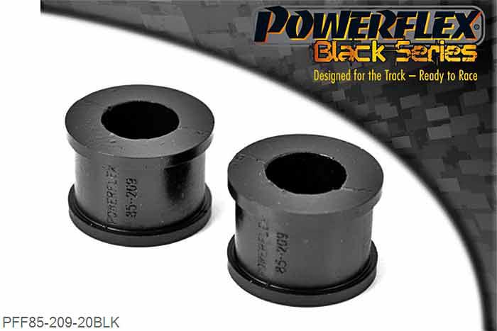 PFF85-209-20BLK, VW Corrado VR6 Front Anti Roll Bar Eye Bolt Bush 20mm,  20mm, 2 stuk(s) benodigd  per auto, 2 stuk(s) in verpakking, prijs per set van 2 stuk(s)