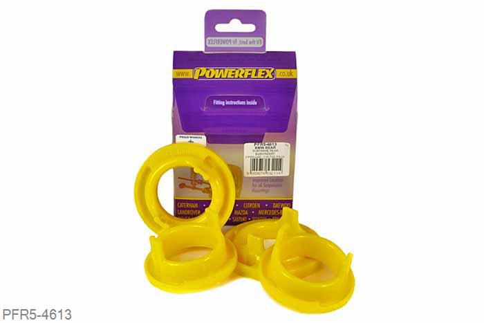 PFR5-4613, BMW Z4 E85 and E86 (2003-2009), Rear Subframe Rear Bush Insert Fits all X3, E46 and Z4 vehicles including M3 and Z4M. Fits into voids in original bush OE numbers: 33316770781 and 33312283419., 2 stuk(s) benodigd  per auto, 2 stuk(s) in verpakking, prijs per set van 2 stuk(s)