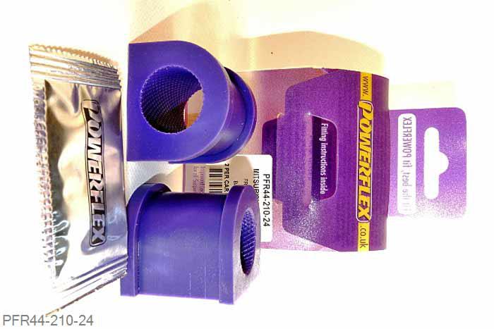 PFR44-210-24, Mitsubishi Lancer Evolution 7-8-9 (inc 260), Rear Anti Roll Bar Bush 24mm  24mm, 2 stuk(s) benodigd  per auto, 2 stuk(s) in verpakking, prijs per set van 2 stuk(s)