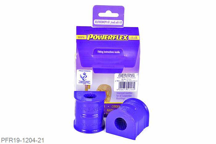 PFR19-1204-21, Ford Focus MK2, Rear Anti Roll Bar To Chassis Bush 21mm  21mm, 2 stuk(s) benodigd  per auto, 2 stuk(s) in verpakking, prijs per set van 2 stuk(s)