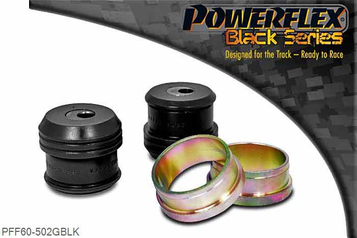 PFF60-502GBLK, Renault Scenic  II (2003-2009) Front Arm Rear Bush Anti-Lift & Caster Offset, This part provides additional caster offset and also gives additional anti lift for improved traction. For a non adjustable bush use PFF60-501. This part replaces OE number: 8200041166., 2 stuk(s) benodigd  per auto, 2 stuk(s) in verpakking, prijs per set van 2 stuk(s)
