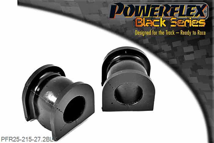 PFR25-215-27.2BLK, Honda S2000 Rear Anti Roll Bar Bush 27.2mm,  27.2mm, 2 stuk(s) benodigd  per auto, 2 stuk(s) in verpakking, prijs per set van 2 stuk(s)