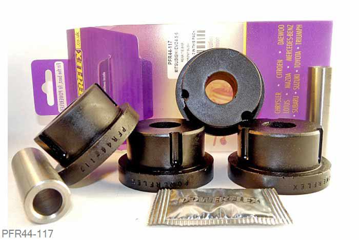 PFR44-117, Mitsubishi Lancer Evolution 7-8-9 (inc 260), Rear Tie Bar Front Bush , 2 stuk(s) benodigd  per auto, 2 stuk(s) in verpakking, prijs per set van 2 stuk(s)