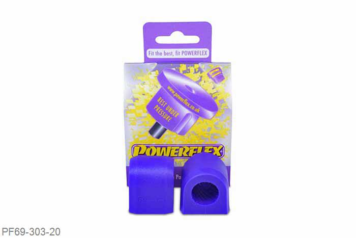 PF69-303-20, Subaru Impreza Turbo, WRX and Sti (GD,GG 00 to 07), Rear Anti Roll Bar To Chassis Bush 20mm  20mm, 2 stuk(s) benodigd  per auto, 2 stuk(s) in verpakking, prijs per set van 2 stuk(s)
