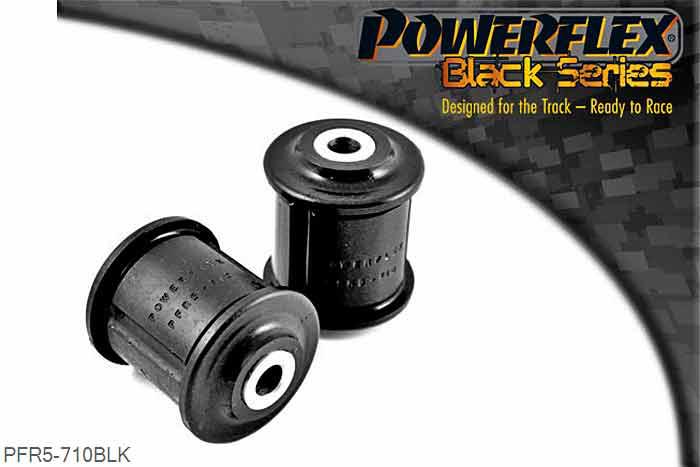 PFR5-710BLK, BMW E53 X5 (1999-2006) Rear Lower Arm Front Bush, This part replaces the bush in X5 E53 arm OE numbers: 33326770743 and 33326770744.  This part also replaces the bush in E60 arm OE numbers: 33326754557 and 33326754558. 12mm Bore Sleeve, 2 stuk(s) benodigd  per auto, 2 stuk(s) in verpakking, prijs per set van 2 stuk(s)