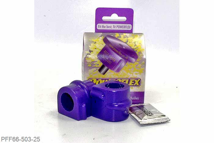 PFF66-503-25, Cadillac BLS (2005 - 2010), Front Anti Roll Bar Mounting Bush 25mm This replaces the original single piece design. For the 2 piece design please use PFF80-1203-* 25mm, 2 stuk(s) benodigd  per auto, 2 stuk(s) in verpakking, prijs per set van 2 stuk(s)