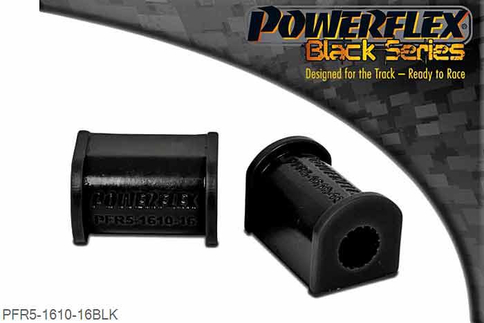 PFR5-1610-16BLK, BMW E21 3 Series (1975 - 1983) Rear Anti Roll Bar Bush 16mm, This part replaces OEM part number 33551103492 16mm, 2 stuk(s) benodigd  per auto, 2 stuk(s) in verpakking, prijs per set van 2 stuk(s)