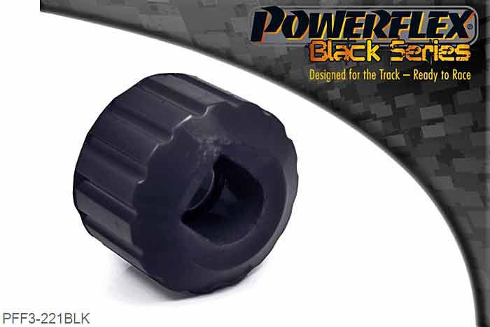 PFF3-221BLK, Audi A4 inc. Avant Quattro 4WD (2001 - 2005) Engine Snub Nose Mount, This part replaces OE number: 8E0199339 and fits vehicles with a D shape engine mount spigot. For vehicles that use a cylindrical spigot, please use PFF3-220., 1 stuk(s) benodigd  per auto, 1 stuk(s) in verpakking, prijs per set van 1 stuk(s)