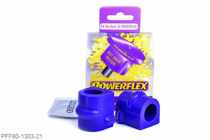 PFF80-1303-21, Opel Astra MK5 - Astra H (2004-2010), Front Anti Roll Bar Bush 21mm (1 Piece) This bush replaces the original single piece design, if your vehicle uses a 2 piece design use PFF80-1203-* 21mm, 2 stuk(s) benodigd  per auto, 2 stuk(s) in verpakking, prijs per set van 2 stuk(s)