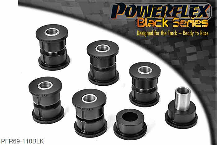 PFR69-110BLK, Subaru Impreza Turbo, WRX and Sti (GD,GG 00 to 07) Rear Tie Bar Bush, , 6 stuk(s) benodigd  per auto, 6 stuk(s) in verpakking, prijs per set van 6 stuk(s)