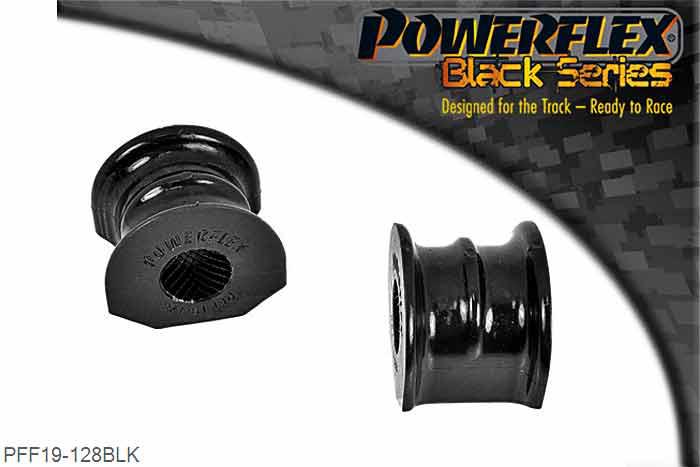 PFF19-128BLK, Ford Sierra Sapphire Cosworth 4WD Front Anti Roll Bar Mounting Bush 28mm, Ford Finis code 1630507. Please check anti roll bar size, as they vary from car to car. 28mm, 2 stuk(s) benodigd  per auto, 2 stuk(s) in verpakking, prijs per set van 2 stuk(s)