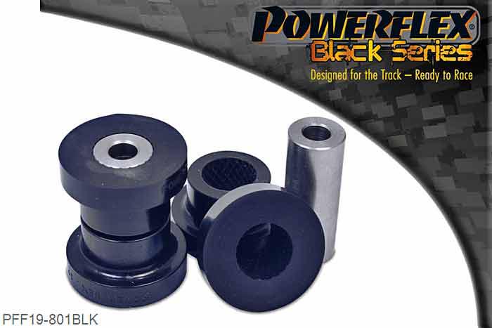 PFF19-801BLK, Ford Focus Mk1 Front Wishbone Front Bush, This bush fits non RS & ST Models and uses a 12mm bolt. For RS & ST Models with a 14mm bolt use PFF19-8011. This bush is suitable for Road and Black Series applications. It is the same part as the Road Series but with Black Series packaging., 2 stuk(s) benodigd  per auto, 2 stuk(s) in verpakking, prijs per set van 2 stuk(s)
