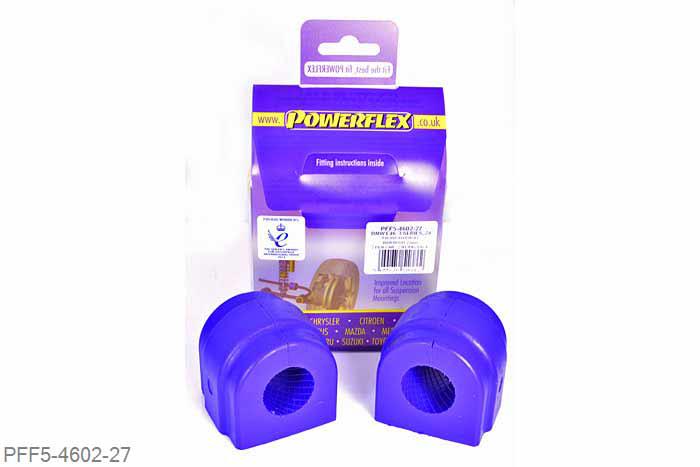 PFF5-4602-27, BMW E46 3 Series, Front Anti Roll Bar Mounting Bush 27mm Please check Anti roll bar size before ordering 27mm, 2 stuk(s) benodigd  per auto, 2 stuk(s) in verpakking, prijs per set van 2 stuk(s)