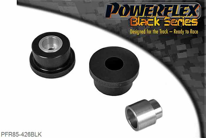 PFR85-426BLK, VW New Beetle and Cabrio (1998-2011) 4Motion Rear Diff Rear Mounting Bush, This part replaces OE number 1J0599257B and fits into subframe OE number 1J0505235F., 2 stuk(s) benodigd  per auto, 2 stuk(s) in verpakking, prijs per set van 2 stuk(s)